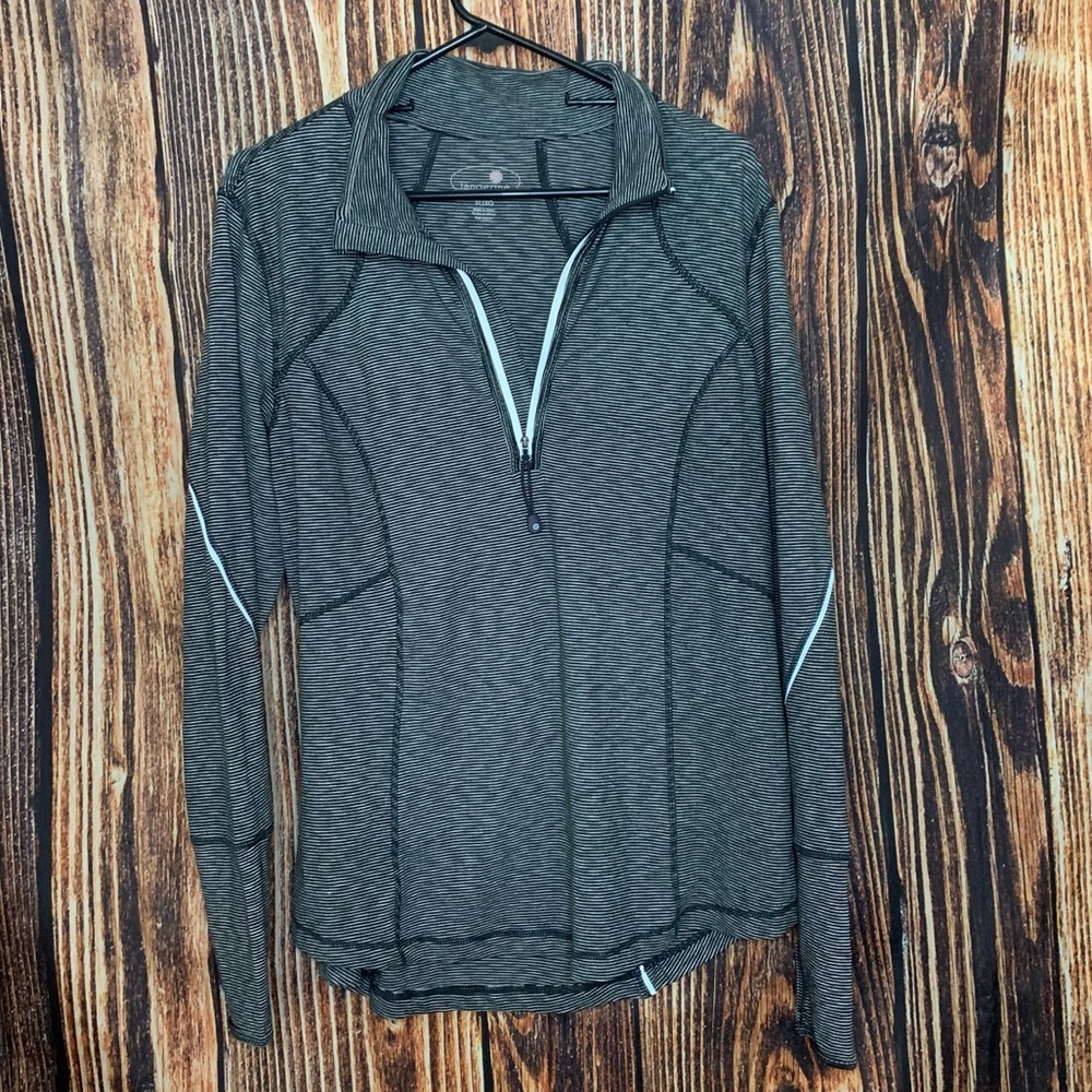 Tangerine 1/2 Zip long sleeve Jersey